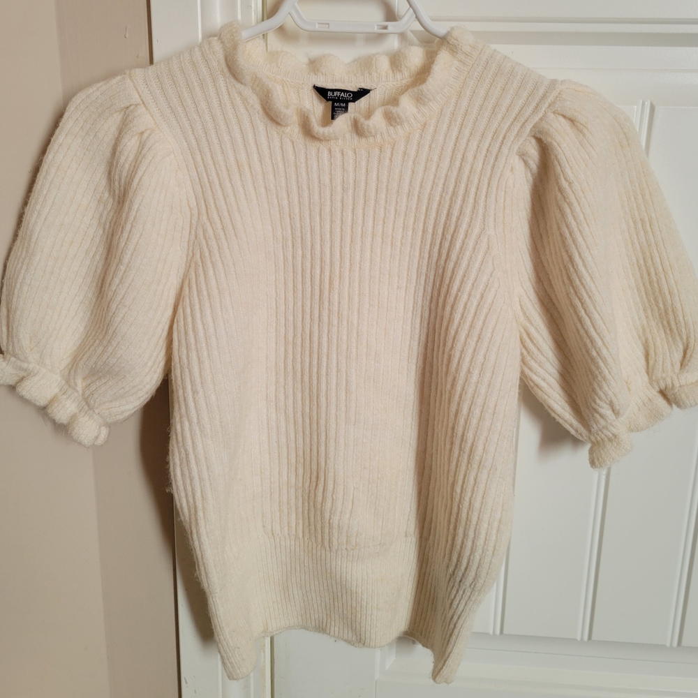 Buffalo David Bitton Cream Women's Shirt